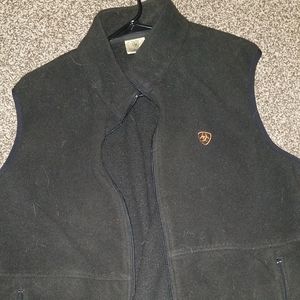 Large fleece vest